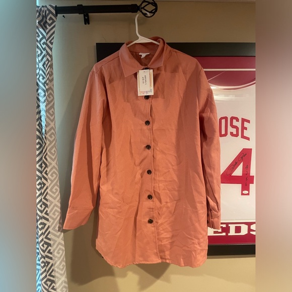 LulaRoe “Abigail” Shacket Button Up Top - Picture 6 of 12